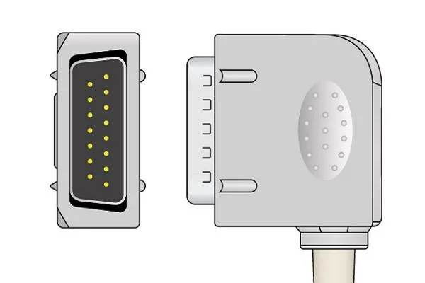 Cabo do ECG de Kanz K131 10-Lead sem resistência