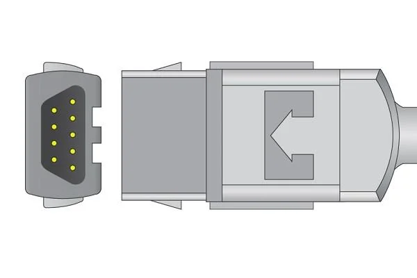 Cabo de extensão de Ohmeda Trusignal Ts-M3 SpO2 do Datex, 2.4m