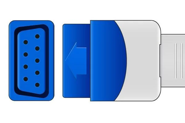 Cabo de extensão de Ohmeda Trusignal Ts-M3 SpO2 do Datex, 2.4m