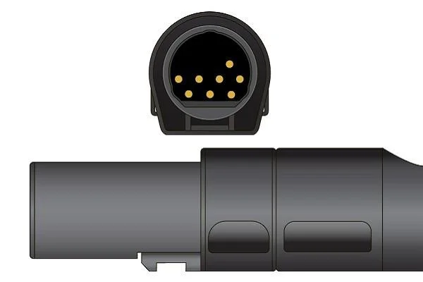 Cabo do adaptador SpO2 compatível para Ge Corometrics 4033cax. 2.4m