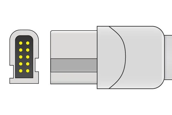 Cabo de extensão da tecnologia SpO2 de Spacelabs 700-0906-00 szmedplus Lnc-SL-10