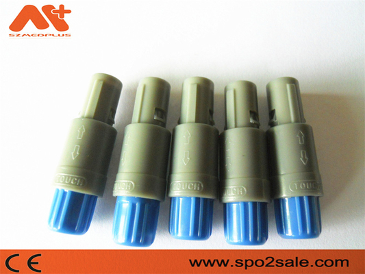(S21M07-P05MJG0-527S) conector plástico do único entalhe do pino do impulso 5 da tração 1P, Grey Shell, luva azul, para 5,0 milímetros de cabo