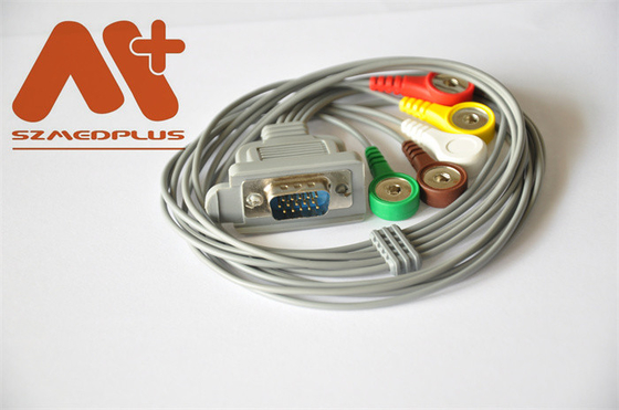 DMS do Leadwire de Cardioscan do DMS de Holter Cable da ligação ISO13485 5 - 20200084