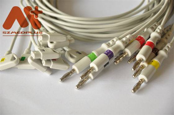 O ECG de Philips Compatible cabografa 10 a ligação CFS 989803129161 para a banana 4,0