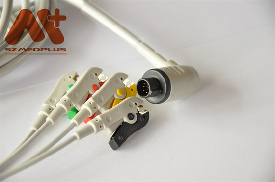 O monitor paciente de Corpuls cabografa o cabo da ligação de 3.5M ECG 4 com fios de ligação