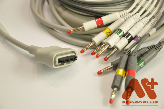 Edan SE 15-15 ECG Cable, IEC, Banana 4.0