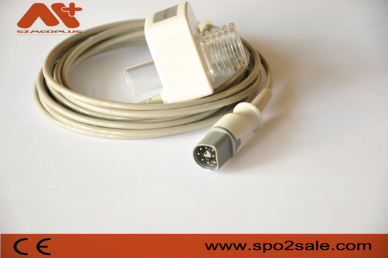 8 grosso da população Capnography do sensor do CO2 do sensor TPU M2501A de Pin Philips EtCO2