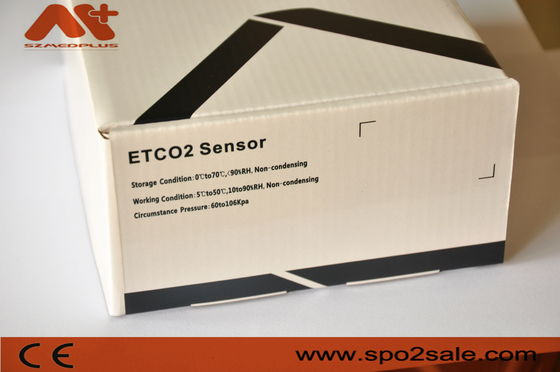 8 grosso da população Capnography do sensor do CO2 do sensor TPU M2501A de Pin Philips EtCO2