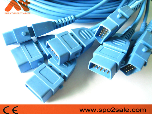 Cabo do molde de CSI Siemens Spo2 do cabo de extensão de BCI Nellcor Spo2