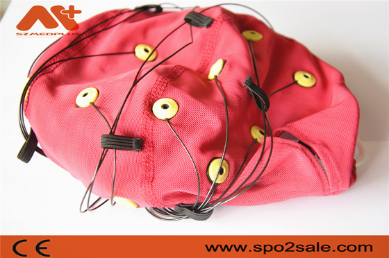 Tampão integrado vermelho do EEG de 20 ligações do cabo do EEG de Neurofeedback para a máquina do EEG