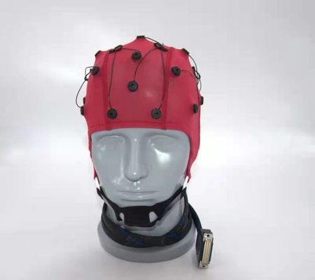 Tampão integrado vermelho do EEG de 20 ligações do cabo do EEG de Neurofeedback para a máquina do EEG