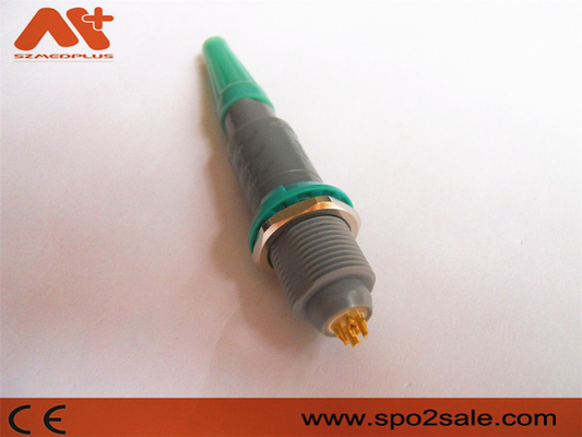 (G51M08-P04LJG0-0080) soquete plástico do único entalhe do pino do impulso 4 da tração 1P, plástico, verde