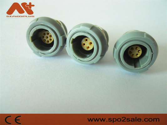 (G51M07-P06LFD0-0070) soquete plástico do único entalhe do pino do impulso 6 da tração 1P, plástico, cinza
