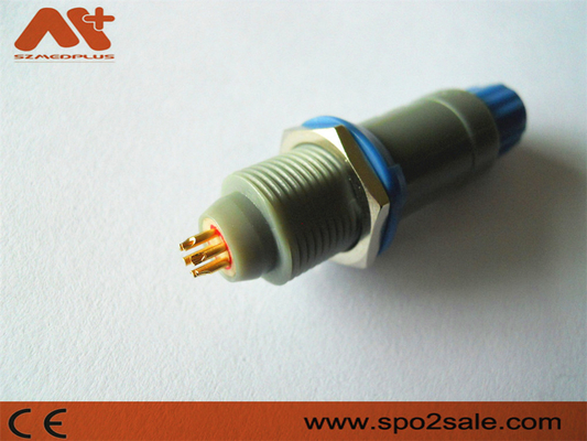 (S21M07-P05MJG0-527S) conector plástico do único entalhe do pino do impulso 5 da tração 1P, Grey Shell, luva azul, para 5,0 milímetros de cabo