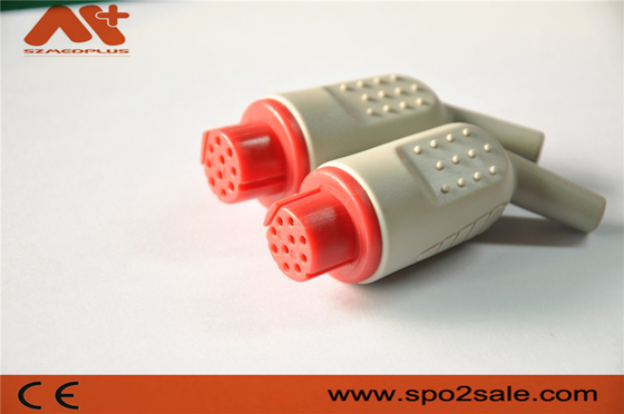 Acessório do conector de IBP compatível para o cabo do adaptador do Datex IBP com cor 10pin vermelha