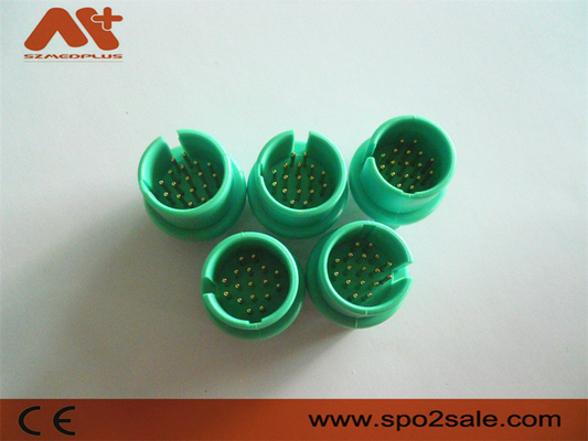 Cabo compatível de Spacelabs ECG/EKG do conector de ECG/EKG com cor 17pin verde
