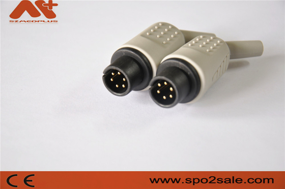Conector AAMI ECG de 6 pin para monitor de cuidados críticos BCI