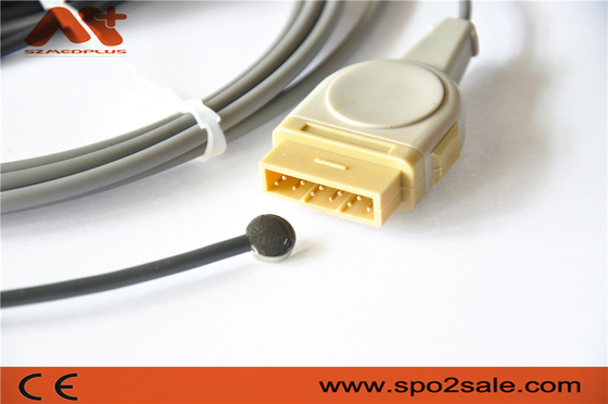Ponta de prova da pele de GE Marquette Medical Temperature Sensor Adult para o monitor do traço 4000