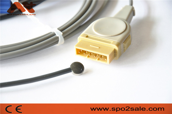 Ponta de prova da pele de GE Marquette Medical Temperature Sensor Adult para o monitor do traço 4000