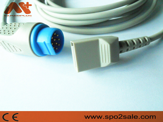 Cabo compatível do adaptador de Siemens IBP para Utá, BD, Edwards, Abbort, B.braun, argônio, transdutor lógico de Medex IBP