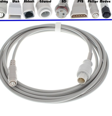 Cabo compatível do adaptador do cabo 684090 IBP de Nihon Kohden IBP