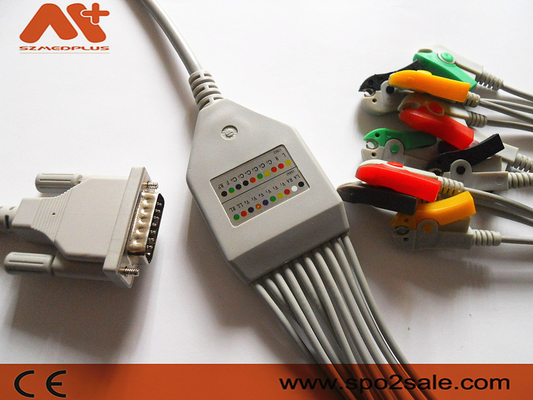 Schiller compatível Direto-conecta o grampo do cabo 2.400116E AHA do ECG