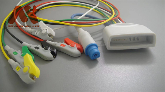 Grabber Spo2 Philips 989803171851 da ligação de Holter Cable 5 da telemetria de ECG