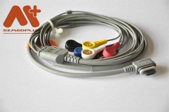 Telemetria Holter Cable ECG 2008594-002 dos cuidados médicos de GE pressão de 7 ligações