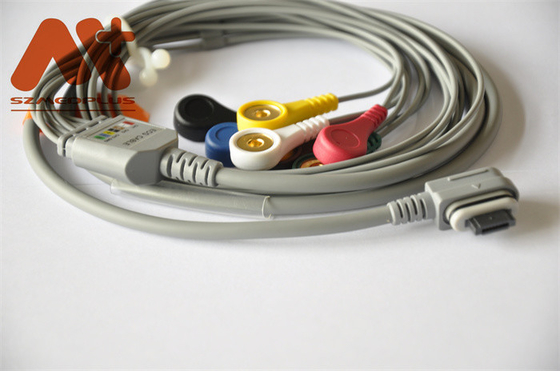 Telemetria Holter Cable ECG 2008594-002 dos cuidados médicos de GE pressão de 7 ligações