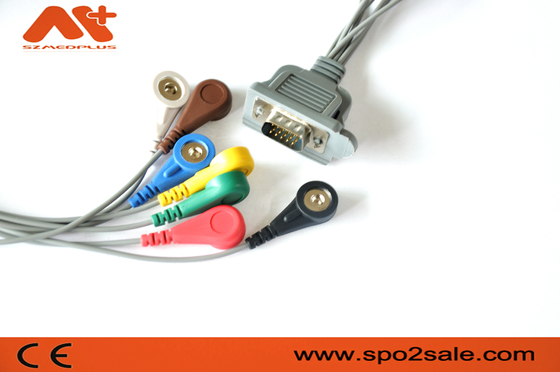 7 ligação Holter Dms 300 3a AHA DMS-20200213 para o monitor paciente