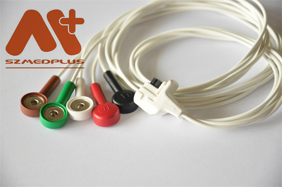 Ligação Holter Cable de Mortara H3+ 5 9293-036-62 Mortara Ecg Holter