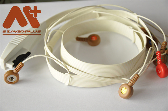 Ligação médica Holter Cable Mortara Ecg Cable AHA de TPU 10 - 9293-034-50