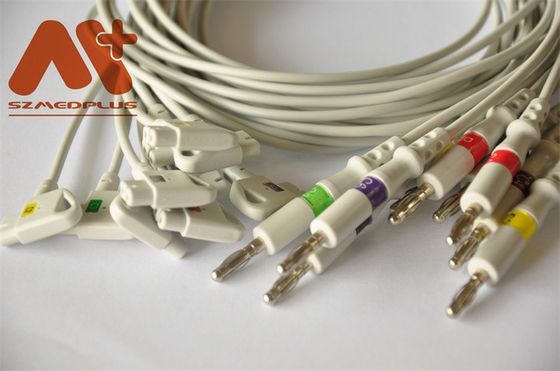 O ECG de Philips Compatible cabografa 10 a ligação CFS 989803129161 para a banana 4,0