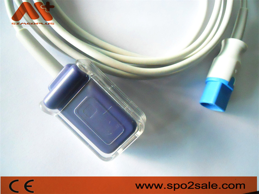Cabo Philips M1943NL TPU médico do adaptador de Oximax 8 Pin To DB9 SpO2
