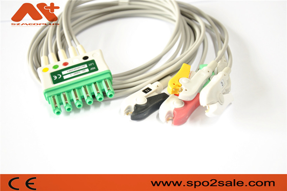 Grampo paciente compatível MS16546 AHA da ligação do cabo 5 de Draeger ECG
