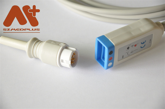 12 o tronco de Pin Philips Compatible ECG cabografa 3 a ligação M1669A