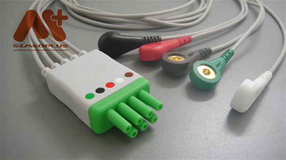 Leadwire compatível da telemetria da pressão ECG da ligação de Mindray > de Datascope 5 - 115-004869-00