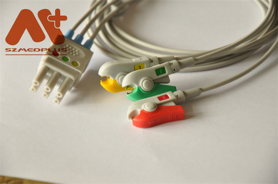 Leadwire compatível do grampo ECG da ligação de Spacelabs 3 - 700-0006-01