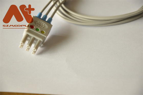 Leadwire compatível do grampo ECG da ligação de Spacelabs 3 - 700-0006-01