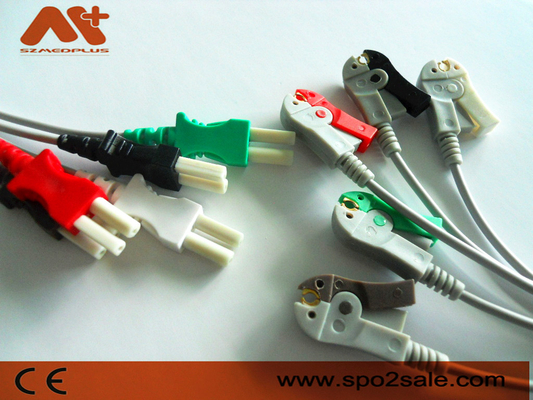 Leadwire compatível do grampo ECG da ligação de Spacelabs 5 - 700-0006-10