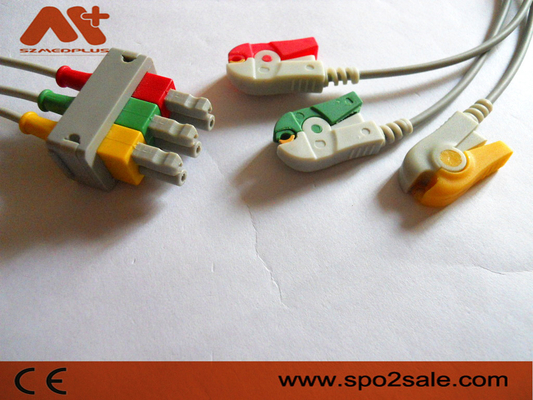 Leadwire do grampo ECG da ligação de Philips Compatible 3 - M1613A