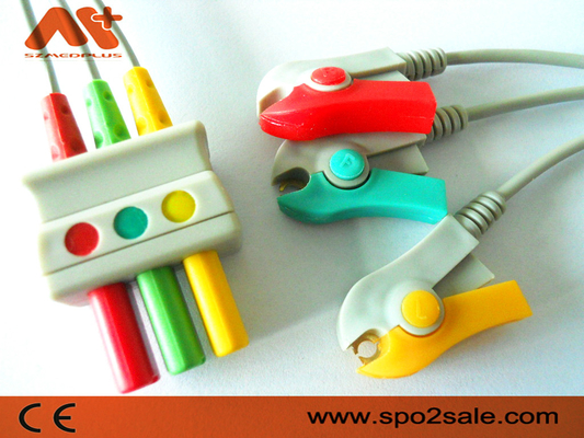 Leadwire compatível do grampo ECG da ligação de Draeger 3 - MP03411