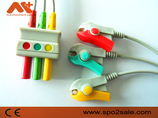 Leadwire compatível do grampo ECG da ligação de Draeger 3 - MP03411