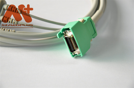 O grampo compatível de 3 ligações de Nihon Kohden Direto-conecta o cabo de ECG para OPV -1500