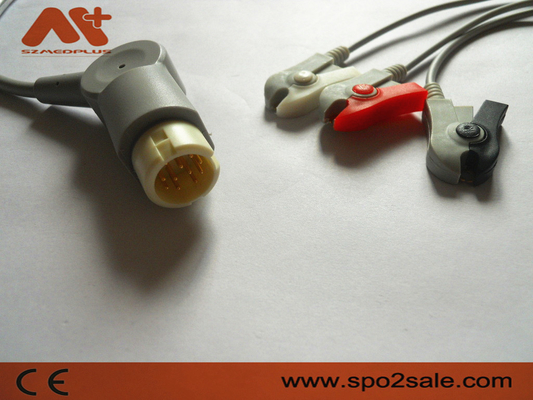 O grampo da ligação de Philips Compatible 3 Direto-conecta o cabo de ECG - M1970A