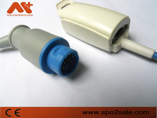 O grampo adulto compatível do dedo de Nihon Kohden Direto-conecta SpO2 o sensor - TL-101S