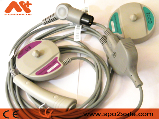 Goldway UT3000A 3 em 1 transdutor Fetal com círculo cinzento 6pin do cabo de TPU