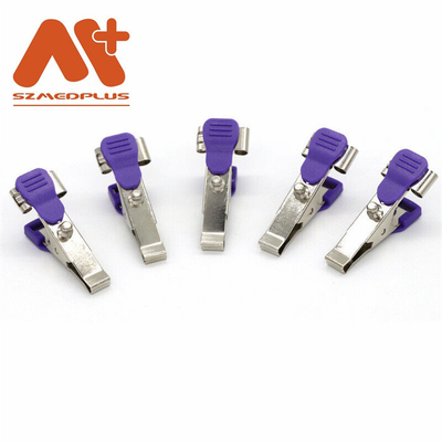 Adaptadores reusáveis do agrafo de ECG 9101-20-58104 grampos do crocodilo de Ecg