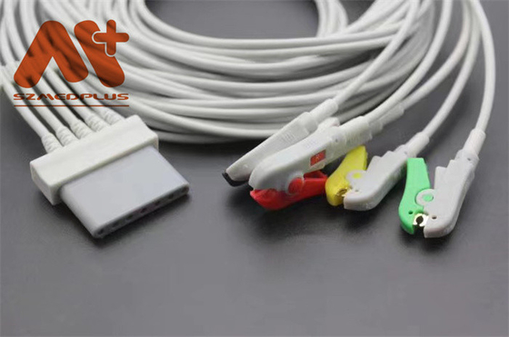 Cabo da ligação ECG do IEC Holter Cable Schiller Lux 5 com Leadwires