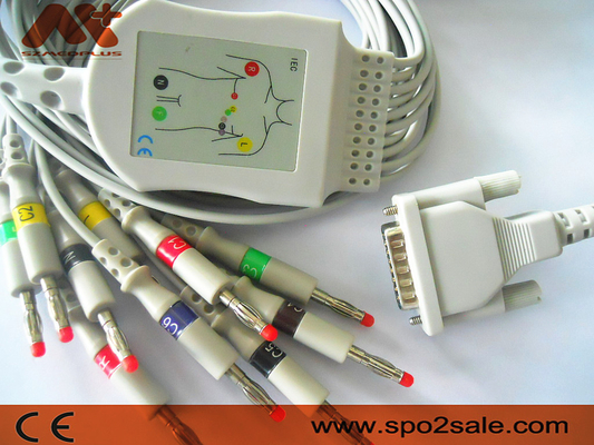 Cabo paciente do eCG não destacável para o eletrocardiógrafo de Mindray R12